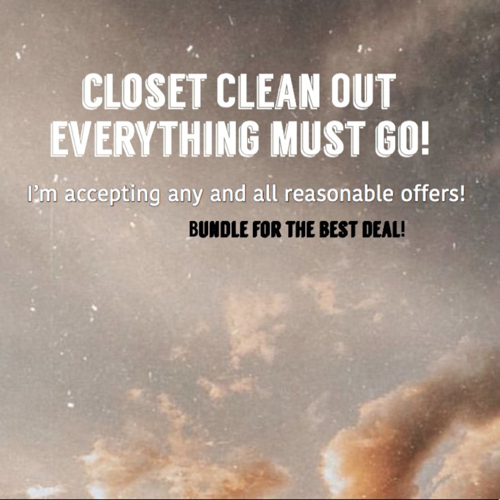 Sale!!! Everything must go!